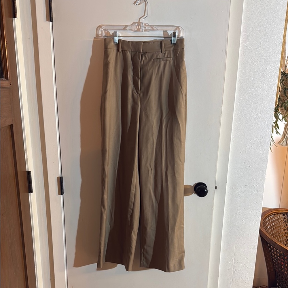 H&M Flare Tan Pants NWT
